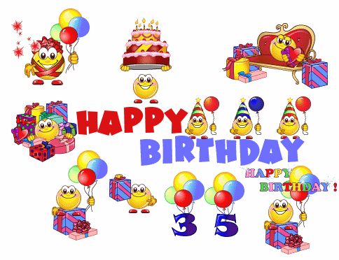 Happy Birthday Expansion Pack for Smileycons!